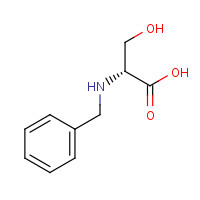 106910-77-4 (2R)-2-(benzylamino)-3-hydroxypropanoic acid chemical structure