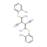 109511-58-2 (2Z,3Z)-2,3-bis[amino-(2-aminophenyl)sulfanylmethylidene]butanedinitrile chemical structure