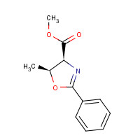 82659-84-5 methyl (4S,5S)-5-methyl-2-phenyl-4,5-dihydro-1,3-oxazole-4-carboxylate chemical structure