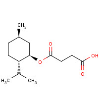 77341-67-4 4-[(1R,2S,5R)-5-methyl-2-propan-2-ylcyclohexyl]oxy-4-oxobutanoic acid chemical structure