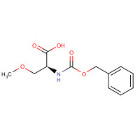 134807-65-1 (2S)-3-methoxy-2-(phenylmethoxycarbonylamino)propanoic acid chemical structure