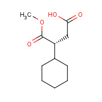 220498-07-7 (3R)-3-cyclohexyl-4-methoxy-4-oxobutanoic acid chemical structure