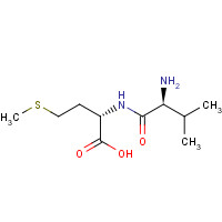 14486-09-0 (2S)-2-[[(2S)-2-amino-3-methylbutanoyl]amino]-4-methylsulfanylbutanoic acid chemical structure