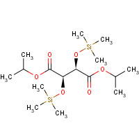 130678-42-1 dipropan-2-yl (2R,3R)-2,3-bis(trimethylsilyloxy)butanedioate chemical structure