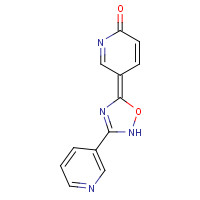 1033724-45-6 (5E)-5-(3-pyridin-3-yl-2H-1,2,4-oxadiazol-5-ylidene)pyridin-2-one chemical structure