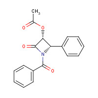 146924-93-8 [(3R,4S)-1-benzoyl-2-oxo-4-phenylazetidin-3-yl] acetate chemical structure