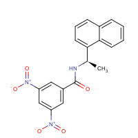 85922-30-1 N-[(1R)-1-naphthalen-1-ylethyl]-3,5-dinitrobenzamide chemical structure