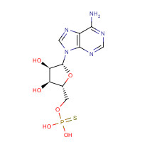 19341-57-2 (2R,3R,4S,5R)-2-(6-aminopurin-9-yl)-5-(dihydroxyphosphinothioyloxymethyl)oxolane-3,4-diol chemical structure