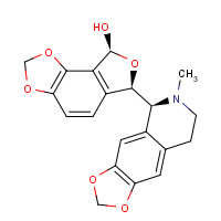 6883-44-9 (6R,8S)-6-[(5S)-6-methyl-7,8-dihydro-5H-[1,3]dioxolo[4,5-g]isoquinolin-5-yl]-6,8-dihydrofuro[3,4-g][1,3]benzodioxol-8-ol chemical structure