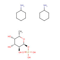 24333-03-7 cyclohexanamine;[(2S,3S,4R,5S,6S)-3,4,5-trihydroxy-6-methyloxan-2-yl] dihydrogen phosphate chemical structure