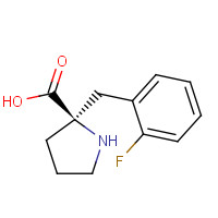 1049980-34-8 (2R)-2-[(2-fluorophenyl)methyl]pyrrolidine-2-carboxylic acid chemical structure