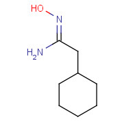 128104-97-2 2-cyclohexyl-N'-hydroxyethanimidamide chemical structure