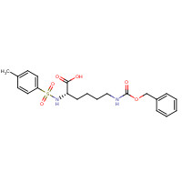 34235-82-0 (2S)-2-[(4-methylphenyl)sulfonylamino]-6-(phenylmethoxycarbonylamino)hexanoic acid chemical structure