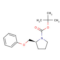 174213-51-5 tert-butyl (2S)-2-(phenoxymethyl)pyrrolidine-1-carboxylate chemical structure