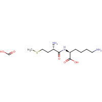 104809-21-4 (2S)-6-amino-2-[[(2S)-2-amino-4-methylsulfanylbutanoyl]amino]hexanoic acid;formic acid chemical structure