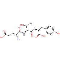 110642-78-9 (4S)-4-amino-5-[[(2S,3R)-1-[[(1S)-1-carboxy-2-(4-hydroxyphenyl)ethyl]amino]-3-hydroxy-1-oxobutan-2-yl]amino]-5-oxopentanoic acid chemical structure