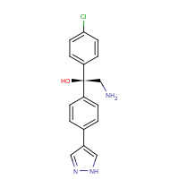 1056901-62-2 (1S)-2-amino-1-(4-chlorophenyl)-1-[4-(1H-pyrazol-4-yl)phenyl]ethanol chemical structure