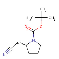 201039-13-6 tert-butyl (2R)-2-(cyanomethyl)pyrrolidine-1-carboxylate chemical structure