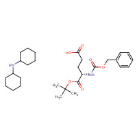 34897-61-5 N-cyclohexylcyclohexanamine;(4S)-5-[(2-methylpropan-2-yl)oxy]-5-oxo-4-(phenylmethoxycarbonylamino)pentanoic acid chemical structure