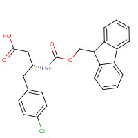 331763-60-1 (3R)-4-(4-chlorophenyl)-3-(9H-fluoren-9-ylmethoxycarbonylamino)butanoic acid chemical structure