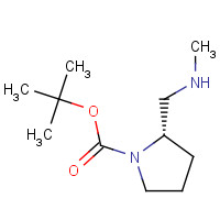 191231-58-0 tert-butyl (2S)-2-(methylaminomethyl)pyrrolidine-1-carboxylate chemical structure