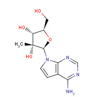 443642-29-3 (2R,3R,4R,5R)-2-(4-aminopyrrolo[2,3-d]pyrimidin-7-yl)-5-(hydroxymethyl)-3-methyloxolane-3,4-diol chemical structure