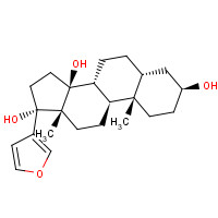 156722-18-8 (3S,5R,8R,9S,10S,13S,14S,17S)-17-(furan-3-yl)-10,13-dimethyl-2,3,4,5,6,7,8,9,11,12,15,16-dodecahydro-1H-cyclopenta[a]phenanthrene-3,14,17-triol chemical structure