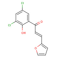 60403-69-2 (E)-1-(3,5-dichloro-2-hydroxyphenyl)-3-(furan-2-yl)prop-2-en-1-one chemical structure