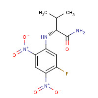 210529-62-7 (2R)-2-(5-fluoro-2,4-dinitroanilino)-3-methylbutanamide chemical structure