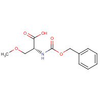 86096-35-7 (2R)-3-methoxy-2-(phenylmethoxycarbonylamino)propanoic acid chemical structure