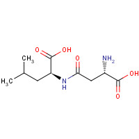14650-26-1 (2S)-2-[[(3S)-3-amino-3-carboxypropanoyl]amino]-4-methylpentanoic acid chemical structure