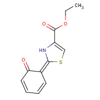 27383-13-7 ethyl (2E)-2-(6-oxocyclohexa-2,4-dien-1-ylidene)-3H-1,3-thiazole-4-carboxylate chemical structure