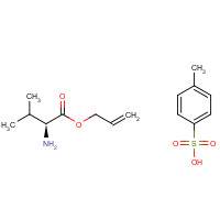 88224-02-6 4-methylbenzenesulfonic acid;prop-2-enyl (2S)-2-amino-3-methylbutanoate chemical structure