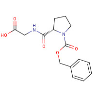 2766-18-9 2-[[(2S)-1-phenylmethoxycarbonylpyrrolidine-2-carbonyl]amino]acetic acid chemical structure
