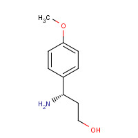 886061-27-4 (3S)-3-amino-3-(4-methoxyphenyl)propan-1-ol chemical structure