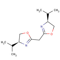 131833-90-4 (4S)-4-propan-2-yl-2-[[(4S)-4-propan-2-yl-4,5-dihydro-1,3-oxazol-2-yl]methyl]-4,5-dihydro-1,3-oxazole chemical structure
