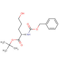 124620-51-5 tert-butyl (2S)-5-hydroxy-2-(phenylmethoxycarbonylamino)pentanoate chemical structure