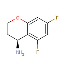1212993-64-0 (4S)-5,7-difluoro-3,4-dihydro-2H-chromen-4-amine chemical structure