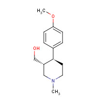 127017-78-1 [(3R,4S)-4-(4-methoxyphenyl)-1-methylpiperidin-3-yl]methanol chemical structure