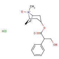 4574-60-1 [(1R,5S)-8-methyl-8-oxido-8-azoniabicyclo[3.2.1]octan-3-yl] 3-hydroxy-2-phenylpropanoate;hydrochloride chemical structure
