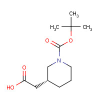 912940-89-7 2-[(3R)-1-[(2-methylpropan-2-yl)oxycarbonyl]piperidin-3-yl]acetic acid chemical structure
