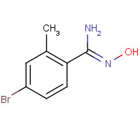 635702-27-1 4-bromo-N'-hydroxy-2-methylbenzenecarboximidamide chemical structure