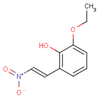 206559-62-8 2-ethoxy-6-[(E)-2-nitroethenyl]phenol chemical structure