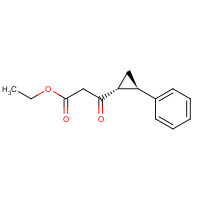 324570-24-3 ethyl 3-oxo-3-[(1R,2R)-2-phenylcyclopropyl]propanoate chemical structure