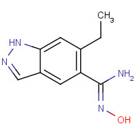 1312008-91-5 6-ethyl-N'-hydroxy-1H-indazole-5-carboximidamide chemical structure