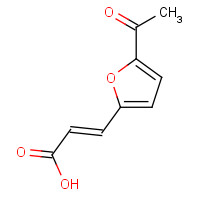 111252-36-9 (E)-3-(5-acetylfuran-2-yl)prop-2-enoic acid chemical structure