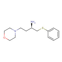 870812-95-6 (2R)-4-morpholin-4-yl-1-phenylsulfanylbutan-2-amine chemical structure
