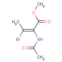 188656-16-8 methyl (Z)-2-acetamido-3-bromobut-2-enoate chemical structure