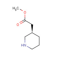 865234-86-2 methyl 2-[(3R)-piperidin-3-yl]acetate chemical structure