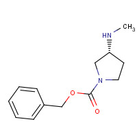 917459-77-9 benzyl (3R)-3-(methylamino)pyrrolidine-1-carboxylate chemical structure